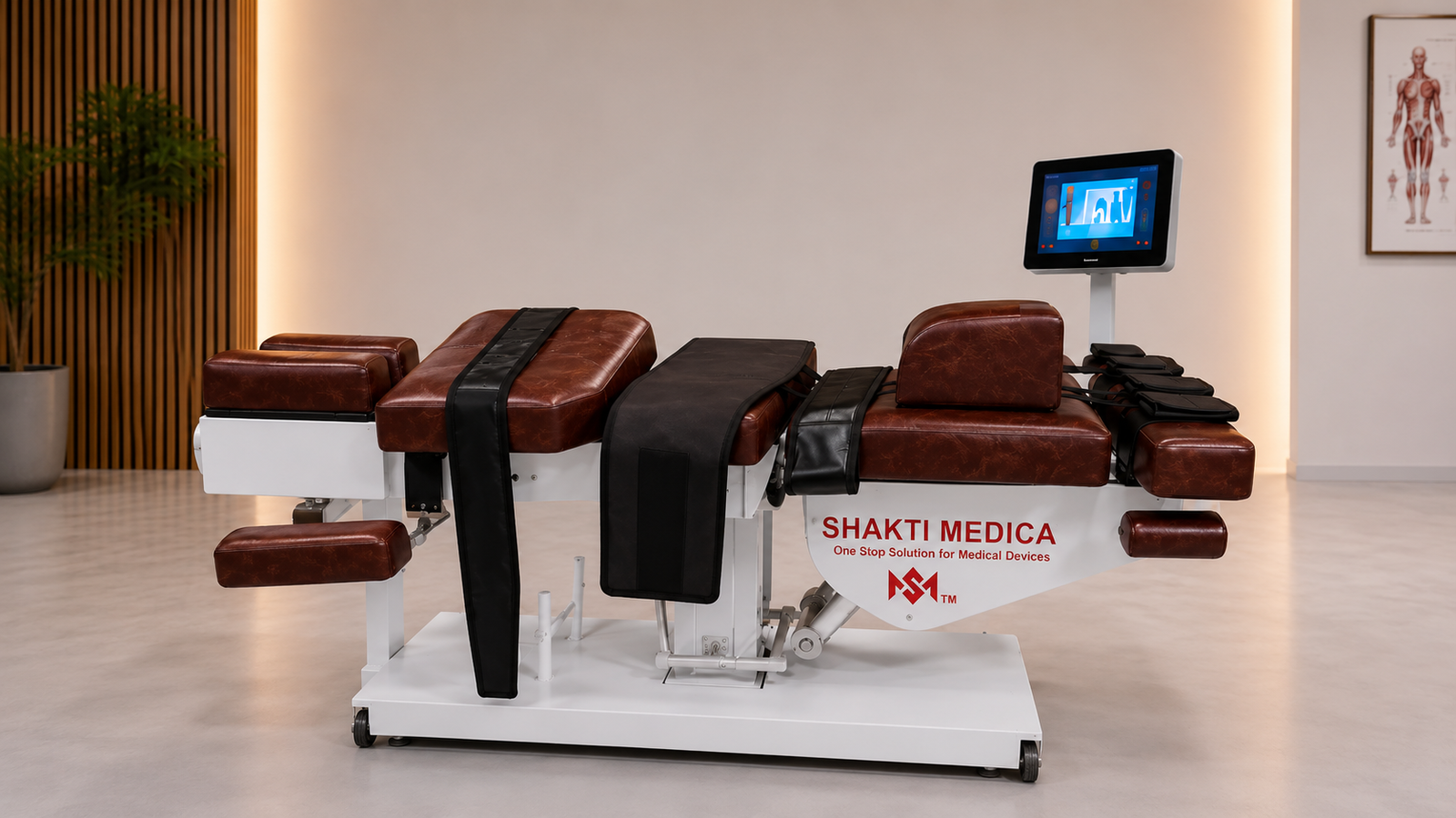 4D Robotic Spine Decompression Bed (15 inch screen)