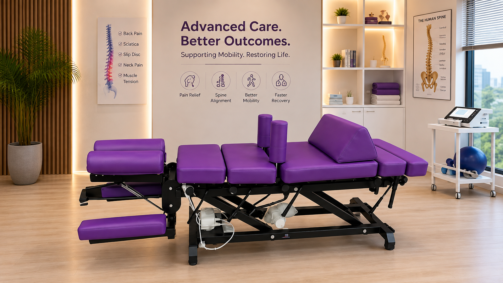5 Drop Chiropatric Bed