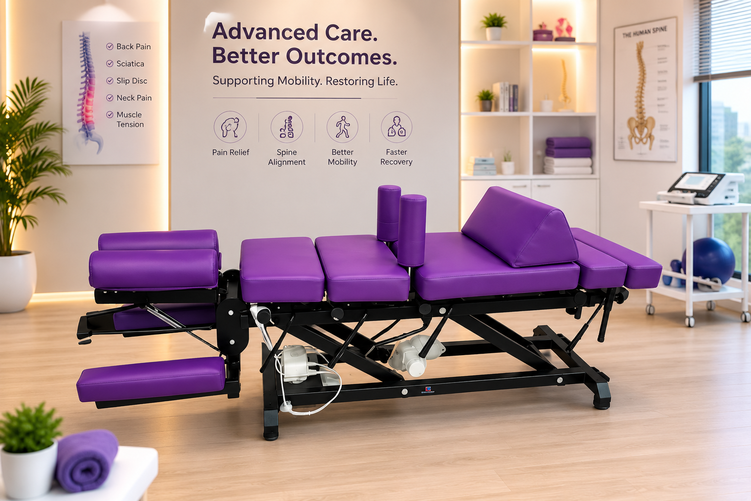 5 Drop Chiropatric Bed