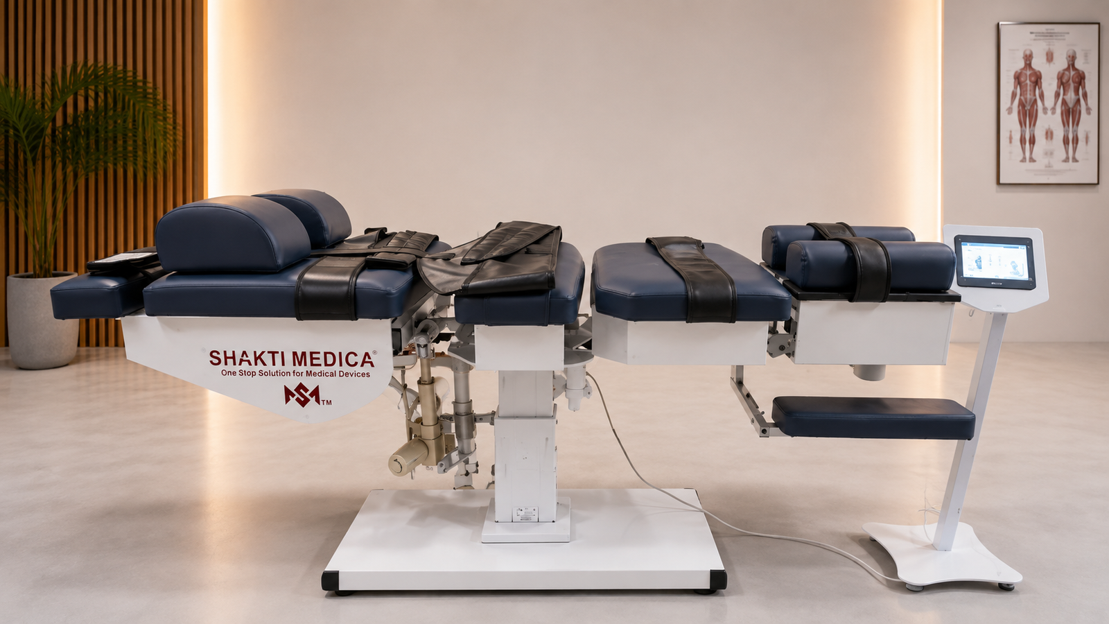 4D Robotic Spine Decompression Bed (10 inch screen)
